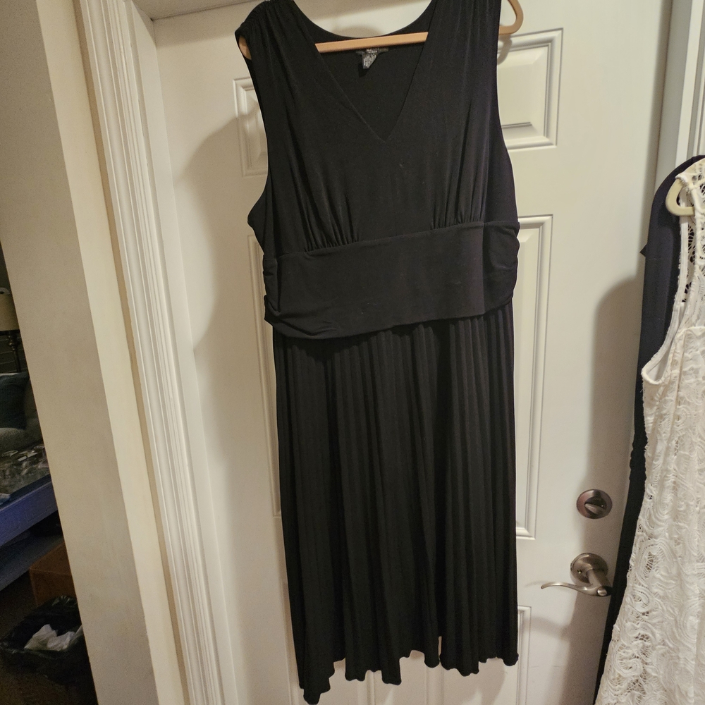 Alfani 3X Black Midi Dress